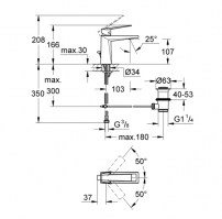 MONOMANDO LAVABO ALLURE GROHE